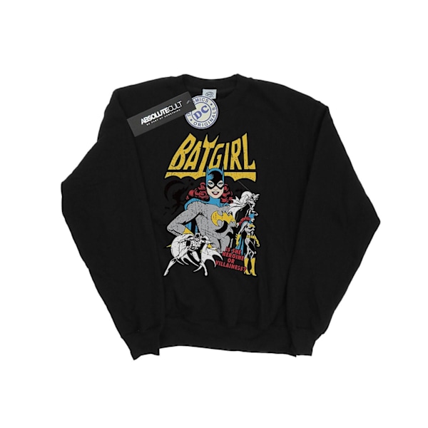 DC Comics Batgirl Hjältinna eller Skurk Sweatshirt L Svart Black L