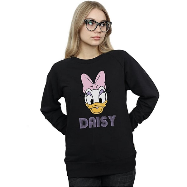 Disney Dam/Dam Daisy Duck Face Sweatshirt XL Svart Black XL