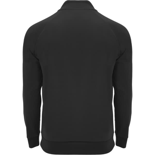 Roly Unisex Epiro Quarter Zip Långärmad Sweatshirt M S Solid Black M