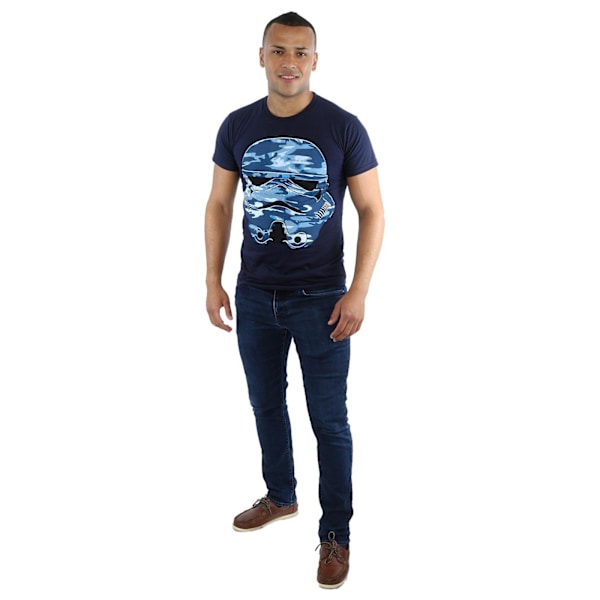 Star Wars Stormtrooper Command Midnight Camo T-shirt M Dee Deep Navy M