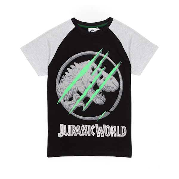 Jurassic World Pojkar Camo Korta Pyjamas Set 4-5 År Svart/Grön Black/Green/Grey 4-5 Years