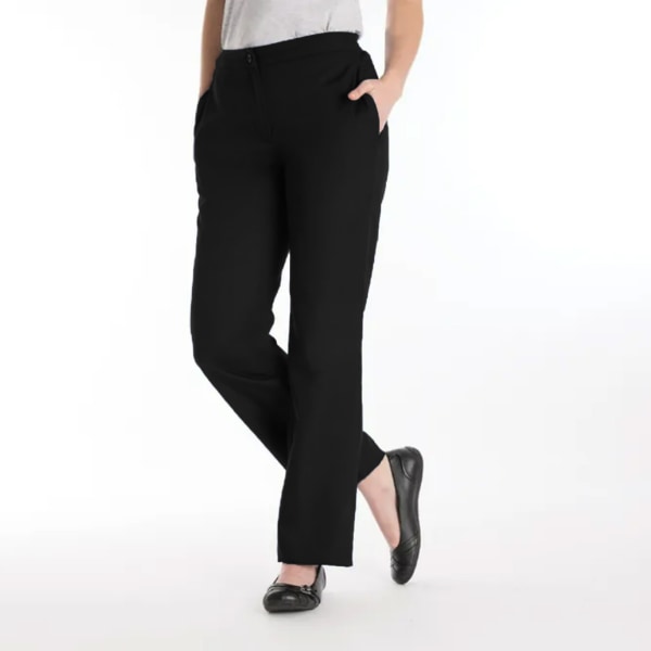 Alexandra Dam/Dam Icona Wide Leg Formell Work Suit Byxa Black 10R