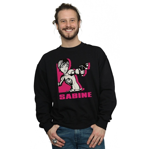 Star Wars Herr Rebels Sabine Sweatshirt M Svart Black M