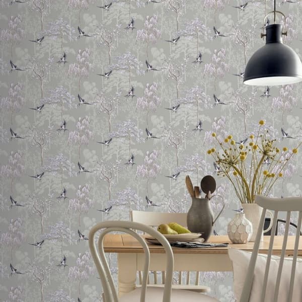 Arthouse Japansk trädgård tapet One Size Grey Grey One Size