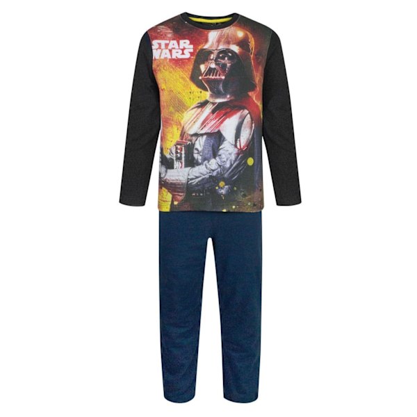 Star Wars Pojkar Darth Vader Pyjamas Set 4 År Svart/Marinblå Black/Navy 4 Years