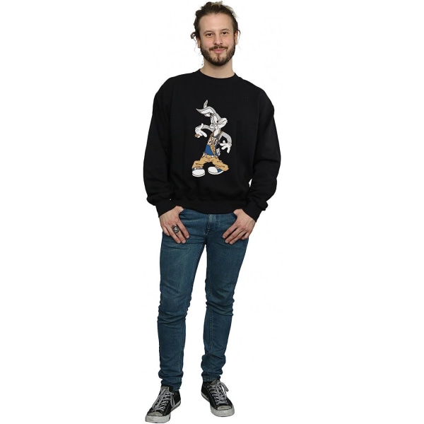Looney Tunes Herr Rapper Bugs Bunny Sweatshirt XL Svart Black XL
