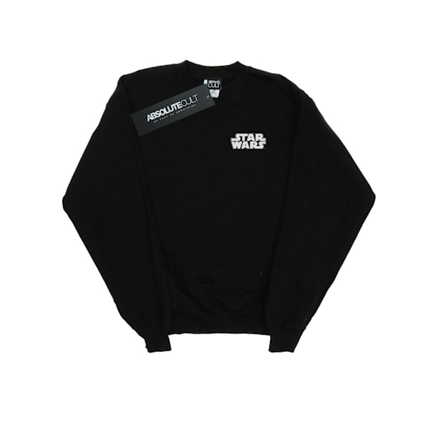 Star Wars Herr Logo Badge Sweatshirt XXL Svart Black XXL