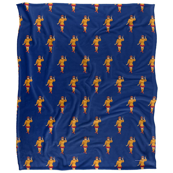Scooby Doo Filt med Velma-tryck, en storlek, flerfärgad Multicoloured One Size