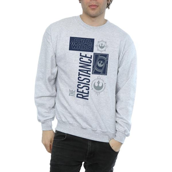 Star Wars The Last Jedi The Resistance Sweatshirt L Sports - Herr Sports Grey L
