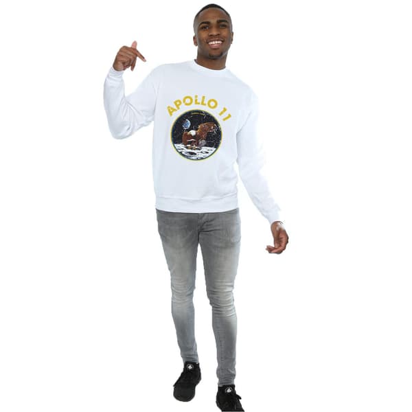 NASA Classic Apollo 11 Sweatshirt M Vit White M