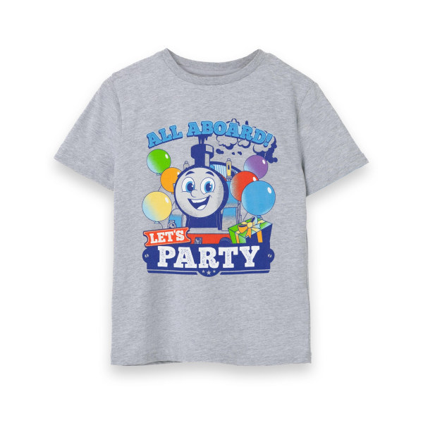 Thomas & Friends Herr Let´s Party T-shirt 3-4 år Grå Marl Grey Marl 3-4 Years