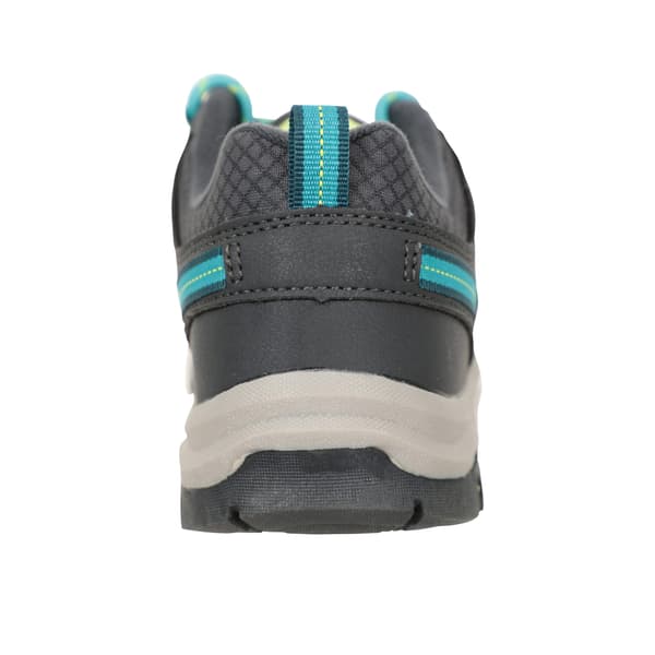 Mountain Warehouse Stampede Vattentäta Mockaskor för Barn Two Tone Green 5 UK