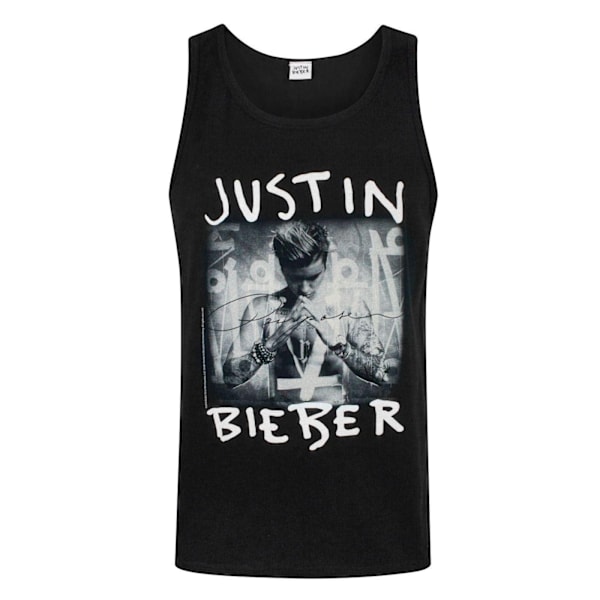 Justin Bieber Official Mens Purpose Vest M Svart Black M