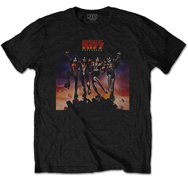 Kiss Unisex Adult Destroyer T-Shirt S Svart Black S
