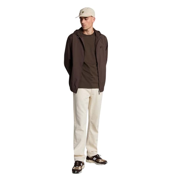 Lyle & Scott Herr Tonal Eagle Hooded Bomberjacka M Grön Green M