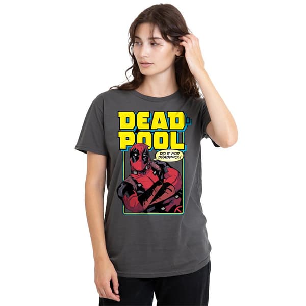 Deadpool Unisex Vuxen Gör Det För Deadpool T-Shirt S Ljusgrafit Light Graphite S