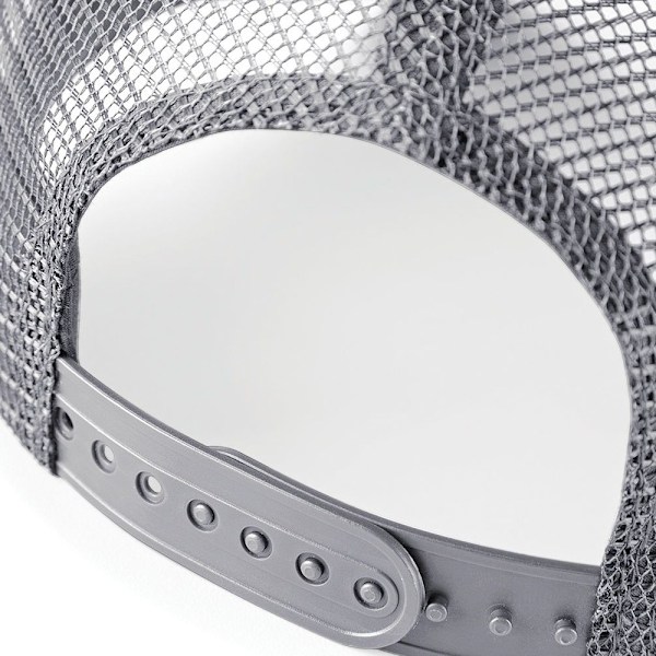Beechfield Herr Halv Mesh Trucker Cap / Huvudbonad (2-pack) På Black/ Light Grey One Size