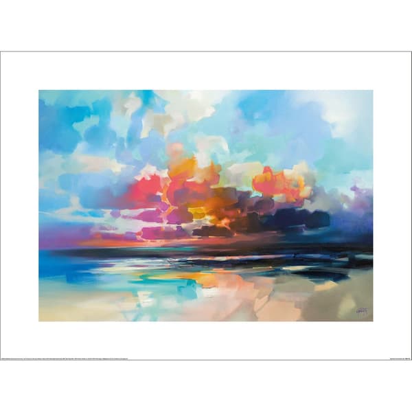 Scott Naismith Cloud Flow Konsttryck 60cm x 80cm Flerfärgad Multicoloured 60cm x 80cm
