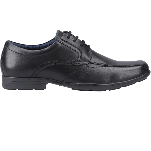 POD Pojkar Angus Läder Oxford Skor 5 UK Svart Black 5 UK