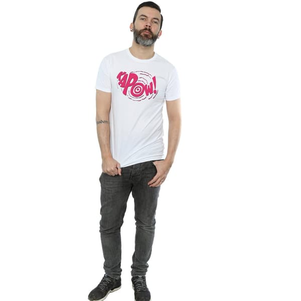 DC Comics Herr Batman TV-serie Kapow T-shirt L Vit White L