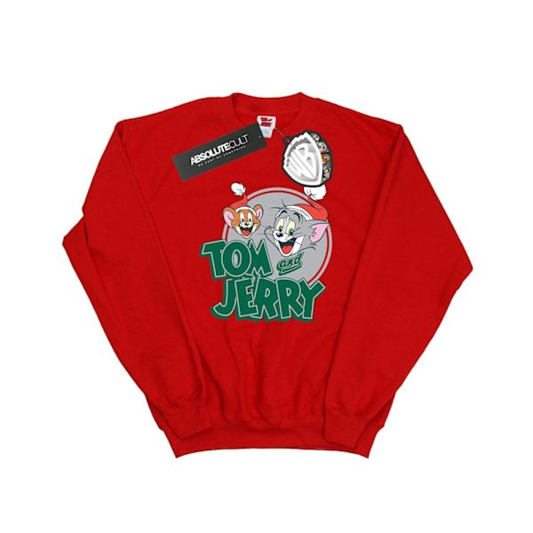 Tom And Jerry Julhälsning Sweatshirt M Röd Red M