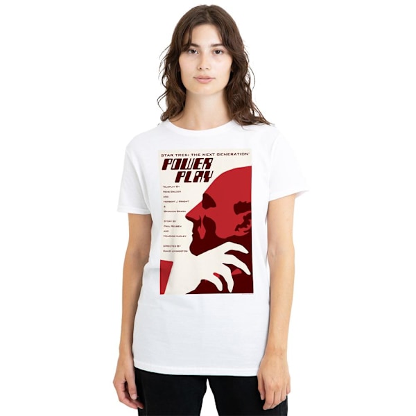 Star Trek Unisex Vuxen The Next Generation Säsong 5 Avsnitt 15 White L