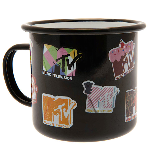MTV emaljmuggset One Size Svart/Blå Black/Blue One Size