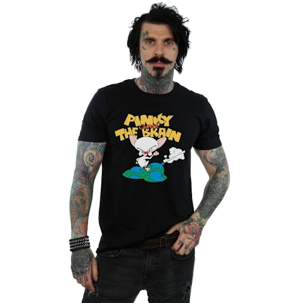 Animaniacs Herr The Brain World Domination T-shirt 4XL Svart Black 4XL