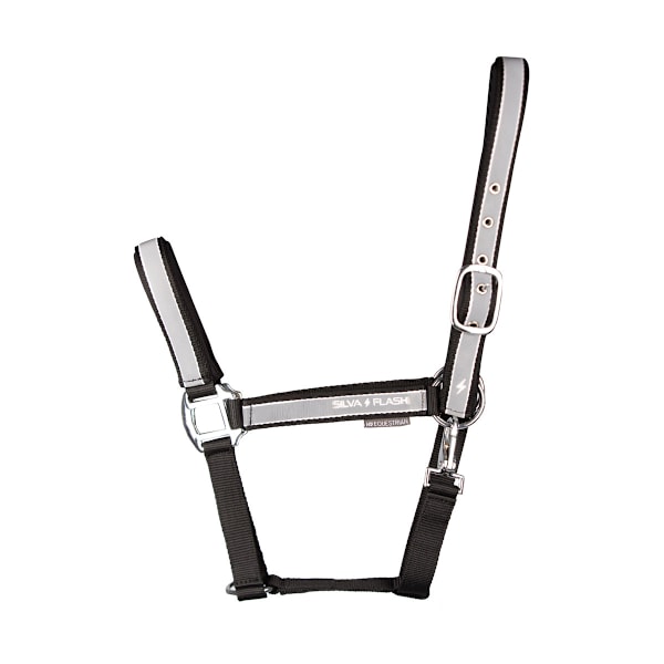 HyVIZ Silva Flash Hästgrimma Cob Svart/Silver Black/Silver Cob
