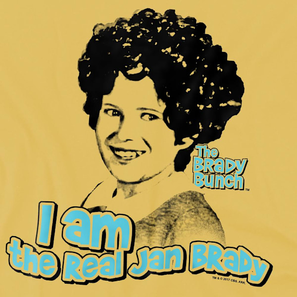The Brady Bunch Herr The Real Jan Brady T-Shirt S Banangul Banana Yellow S