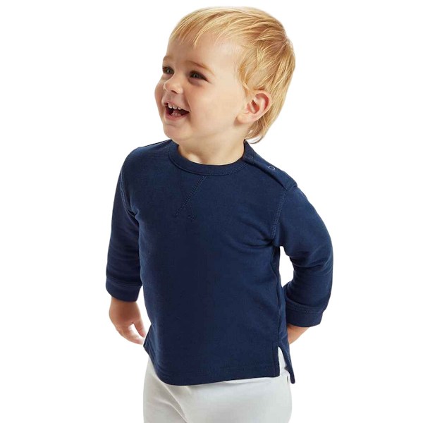 Babybugz Baby/Babies Sweatshirt 6/12 månader Nautical Navy Nautical Navy 6/12 months