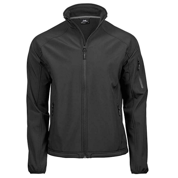 Tee Jays Herr Lättviktig Aktiv Softshell Jacka 4XL Svart Black 4XL