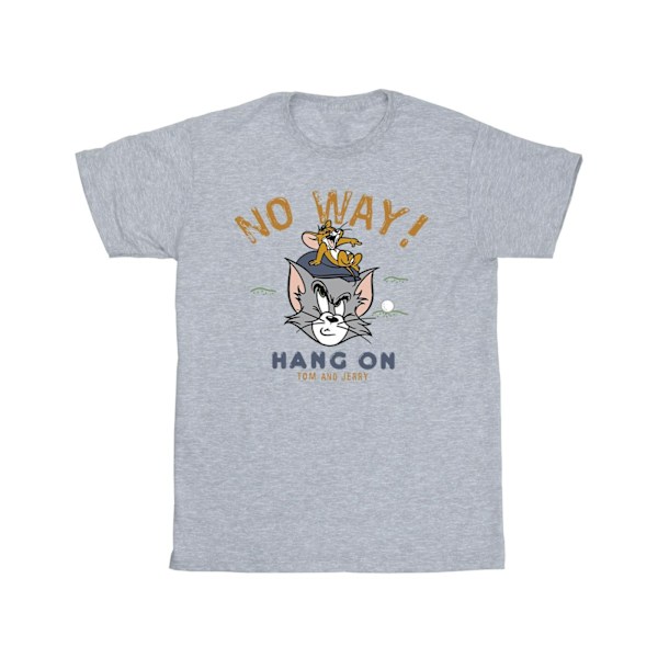 Tom And Jerry Boys Hang On Golf T-Shirt 7-8 år Sports Grey Sports Grey 7-8 Years