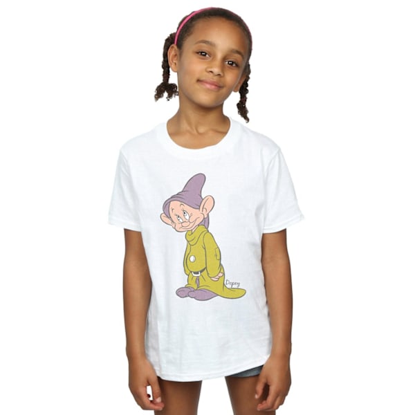 Disney Girls Classic Dopey Bomull T-shirt 5-6 år Vit White 5-6 Years