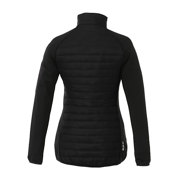 Elevate Dam/Kvinnor Banff Hybrid Isolerad Jacka L Solid Bla Solid Black L