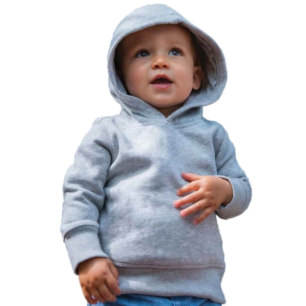 Babybugz Barn/Barn Essential Marl Hoodie 12-18 Månader Värme Heather 12-18 Months