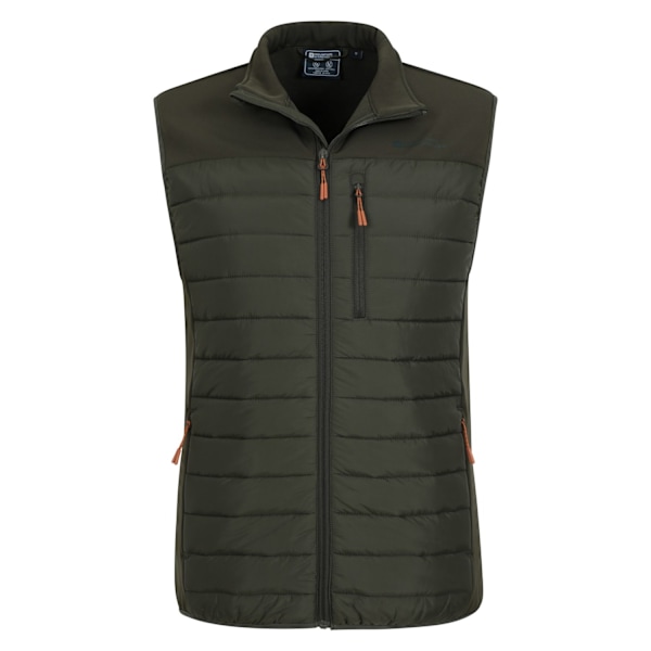 Mountain Warehouse Mens Turbine II Hybrid Padded Gilet L Green Green L