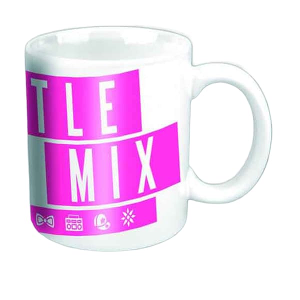 Little Mix Logo Stengodsmugg One Size Vit/Rosa White/Pink One Size