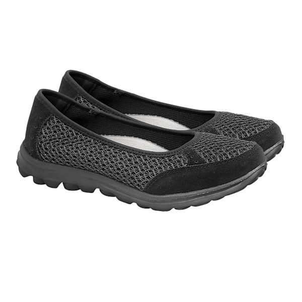 Boulevard Dam/Dam Slip On Memory Foam Skor 3 UK Svart Black 3 UK