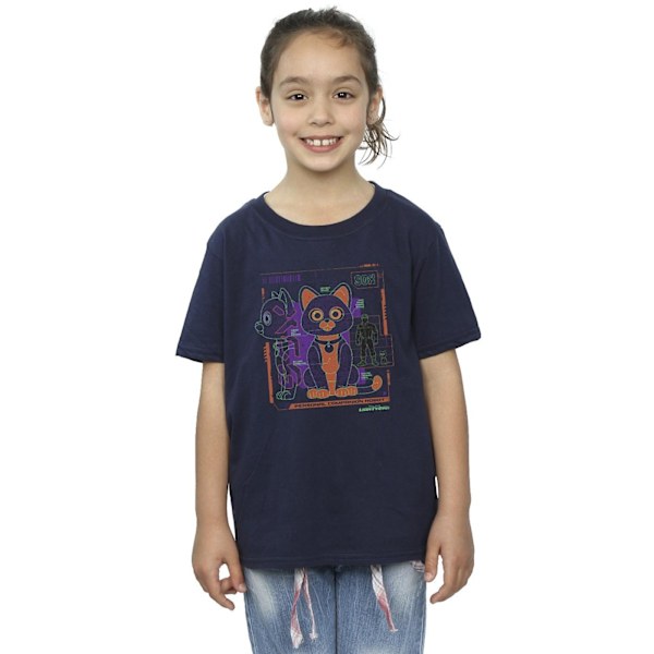 Disney Girls Lightyear Sox Teknisk Bomull T-shirt 5-6 år N Navy Blue 5-6 Years