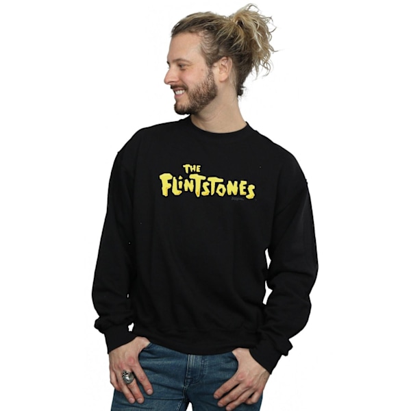 The Flintstones Original Logo Sweatshirt XXL Svart Black XXL