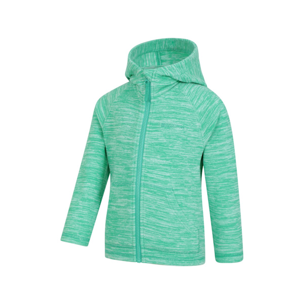 Mountain Warehouse Barn/Barn Snowdonia II Hoodie med Hel Dragkedja Green 11-12 Years