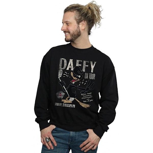 Looney Tunes Herr Daffy Duck Konsertsweatshirt M Svart Black M