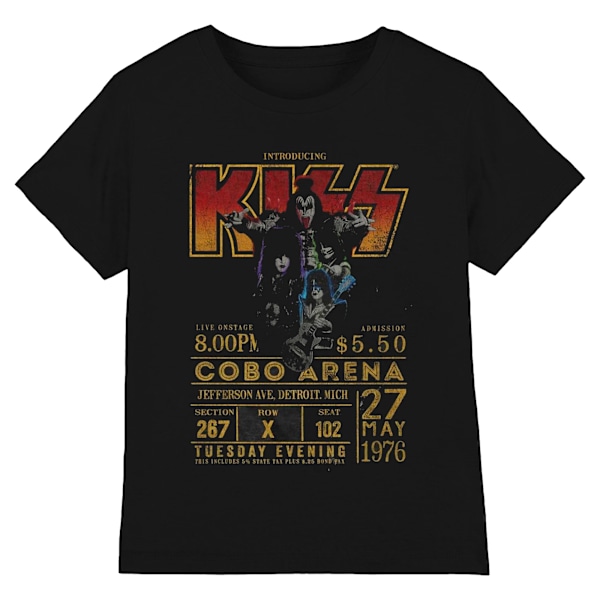 Kiss Unisex Adult Cobra Arena ´76 T-Shirt M Svart Black M