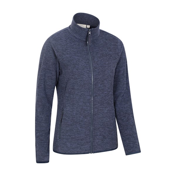 Mountain Warehouse Dam/Dam Snowdon II Melange Fleecejacka med Hel Dragkedja Dark Blue 20 UK