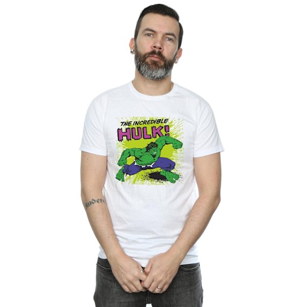 Marvel Herr Incredible Hulk T-shirt S Vit White S