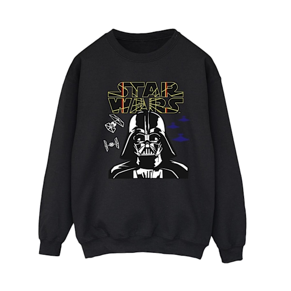 Star Wars Dam Darth Vader Comp Logo Sweatshirt L Svart Black L