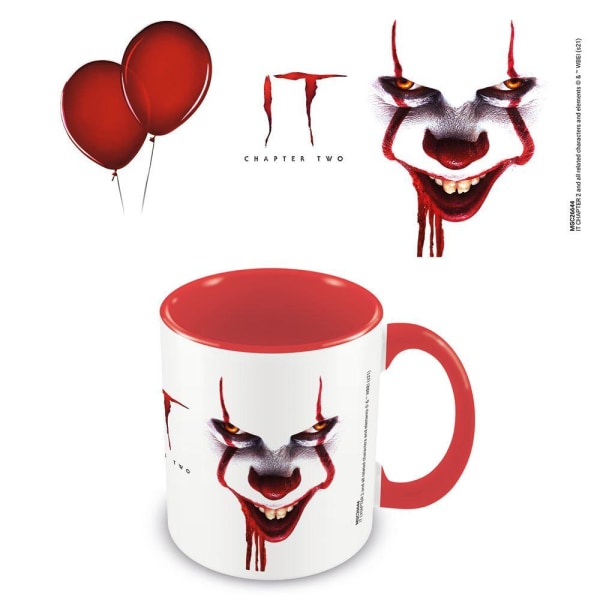 It Pennywise Mugg One Size Röd/Vit Red/White One Size
