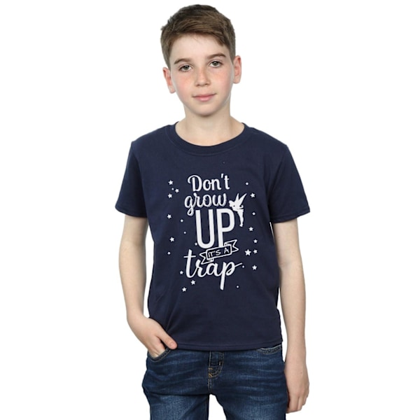 Disney Boys Tinker Bell Don´t Grow Up T-shirt 12-13 år Marinblå Navy Blue 12-13 Years