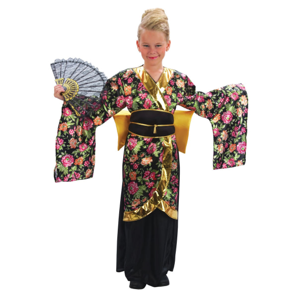 Bristol Novelty Barnkostym Kimono för barn/flickor L Flerfärgad Multicoloured L